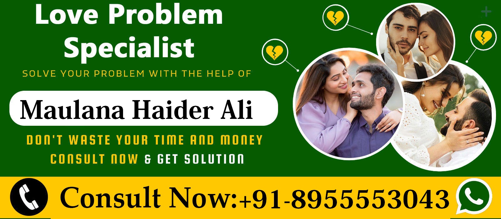 World Famous Astrologer Maulana Haider Ali +91-8955553043